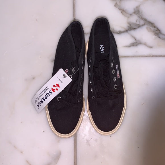 Superga black canvas sneaker, high top - Picture 2 of 6
